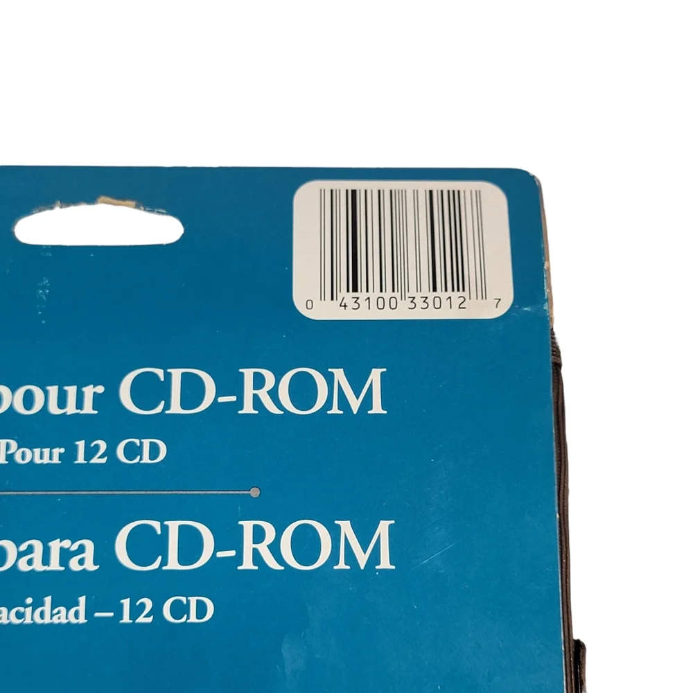 Mead CD-ROM Binder Compact Disc CD Storage Organization Case Holds 12 NIP
